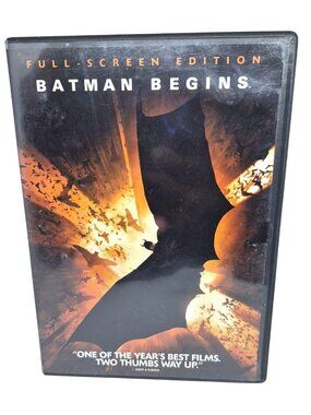 Batman Begins Full-Screen Edition DVD With Bonus Features 140 Minutes PG-13 2005